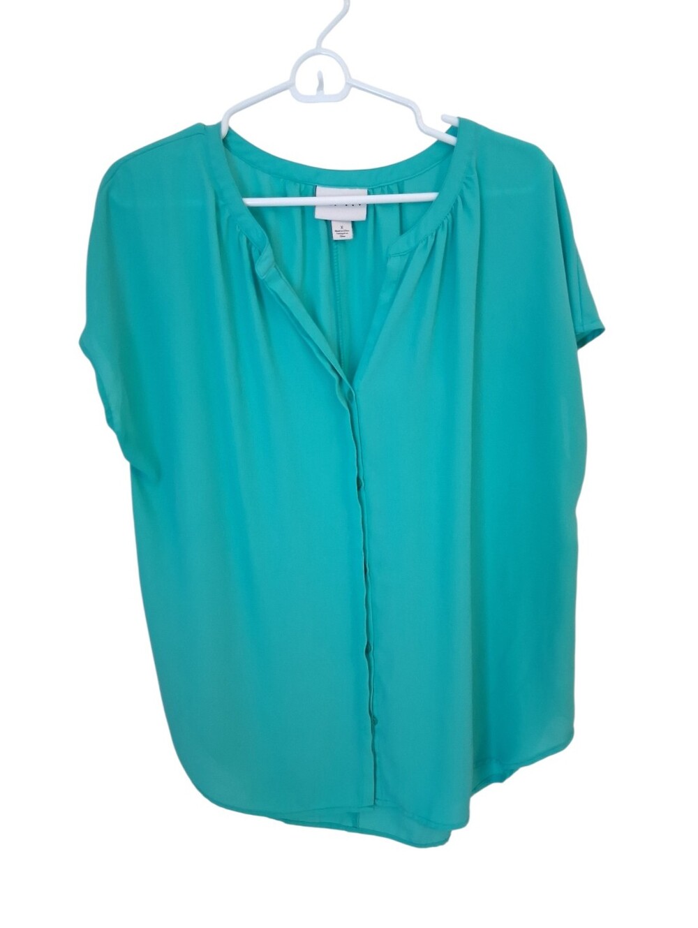 Ava & Viv Women's Casual Blouse | Size XL | Aqua